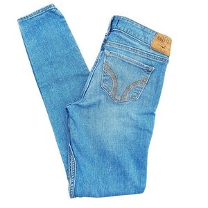 Hollister Light Wash Jeans Distressed Denim